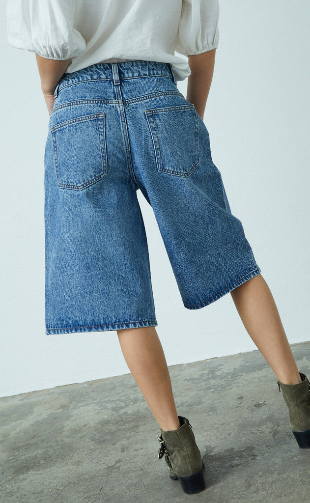 Sisters Point Shorts - Ofira - Light Blue Denim