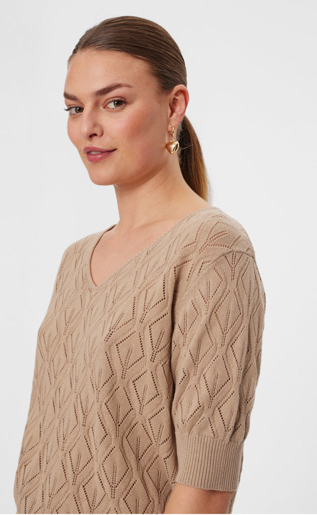 Freequent Pullover - Dodo - Simply Taupe