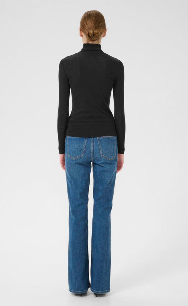 Gestuz Genser - Ninia Rollneck - Black