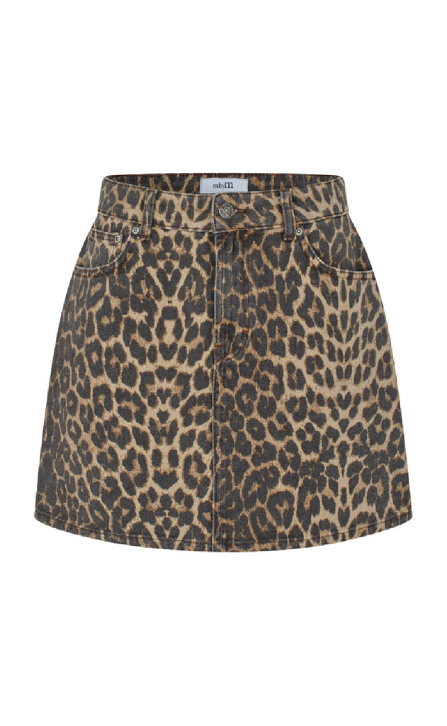 MbyM Skjørt - Sahara-M - Leopard Mist