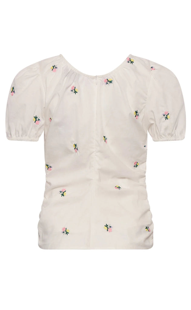 Noella Bluse - Samantha - White Embroidery