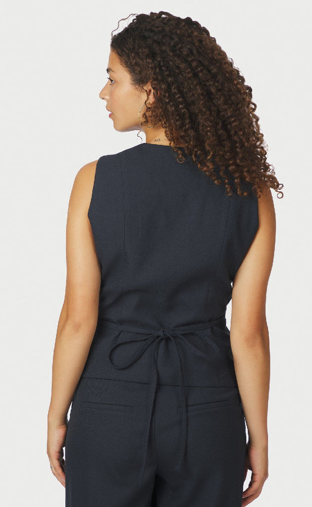 Neo Noir Vest - Samara Melange - Navy