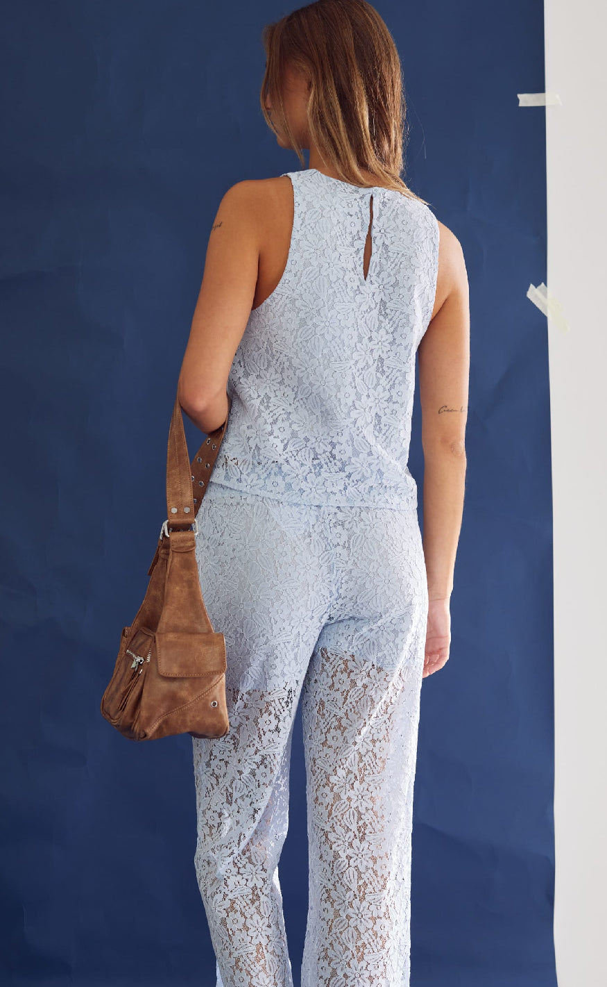 Noella Bluse - Samira - Air Blue