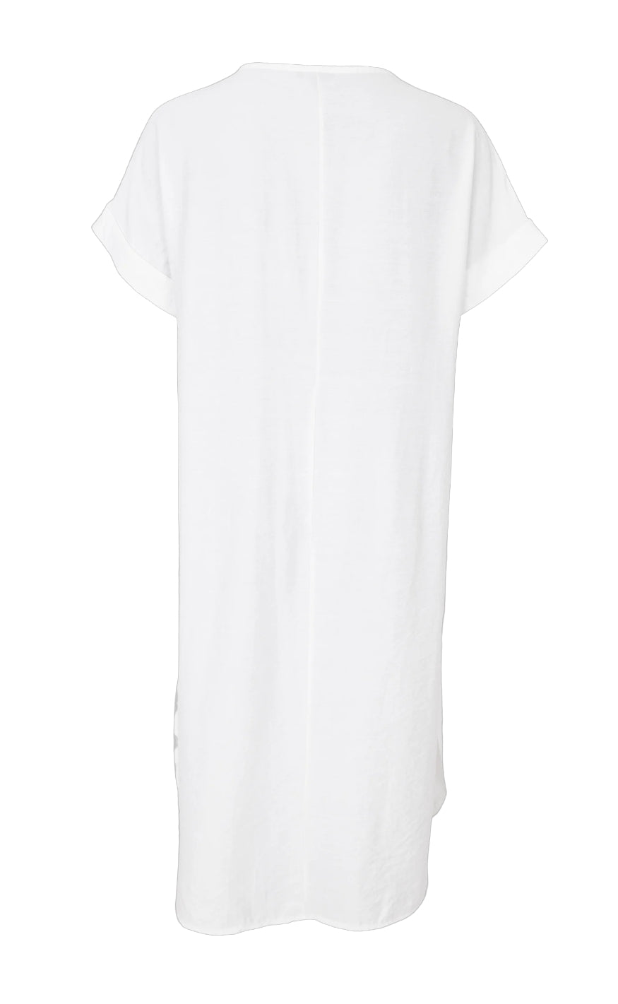 Black Colour Kjole - Samos - White