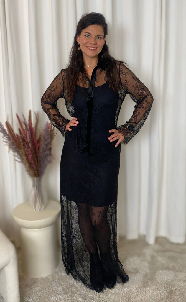 Nümph Skjørt - Sansa - Caviar