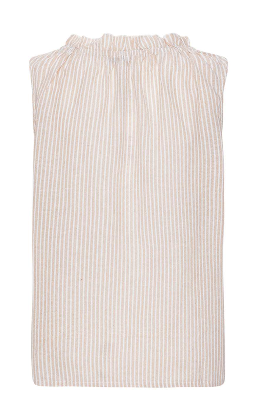 Continue Topp - Liva Stripe - Sand/White