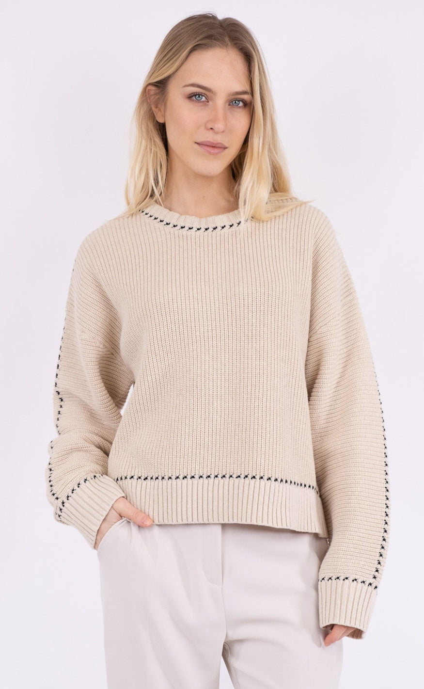 Neo Noir Bluse - Detri - Sand