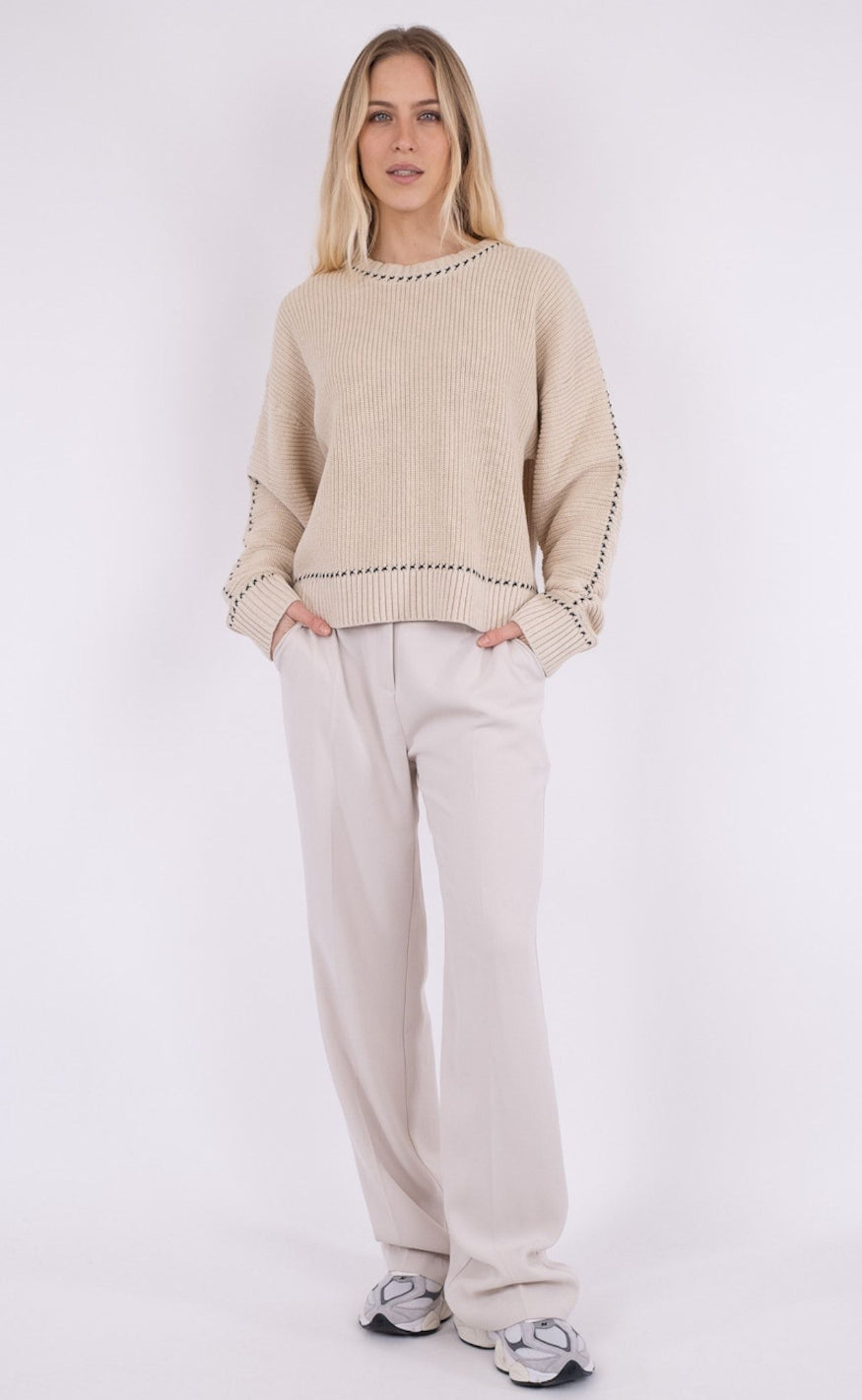 Neo Noir Bluse - Detri - Sand