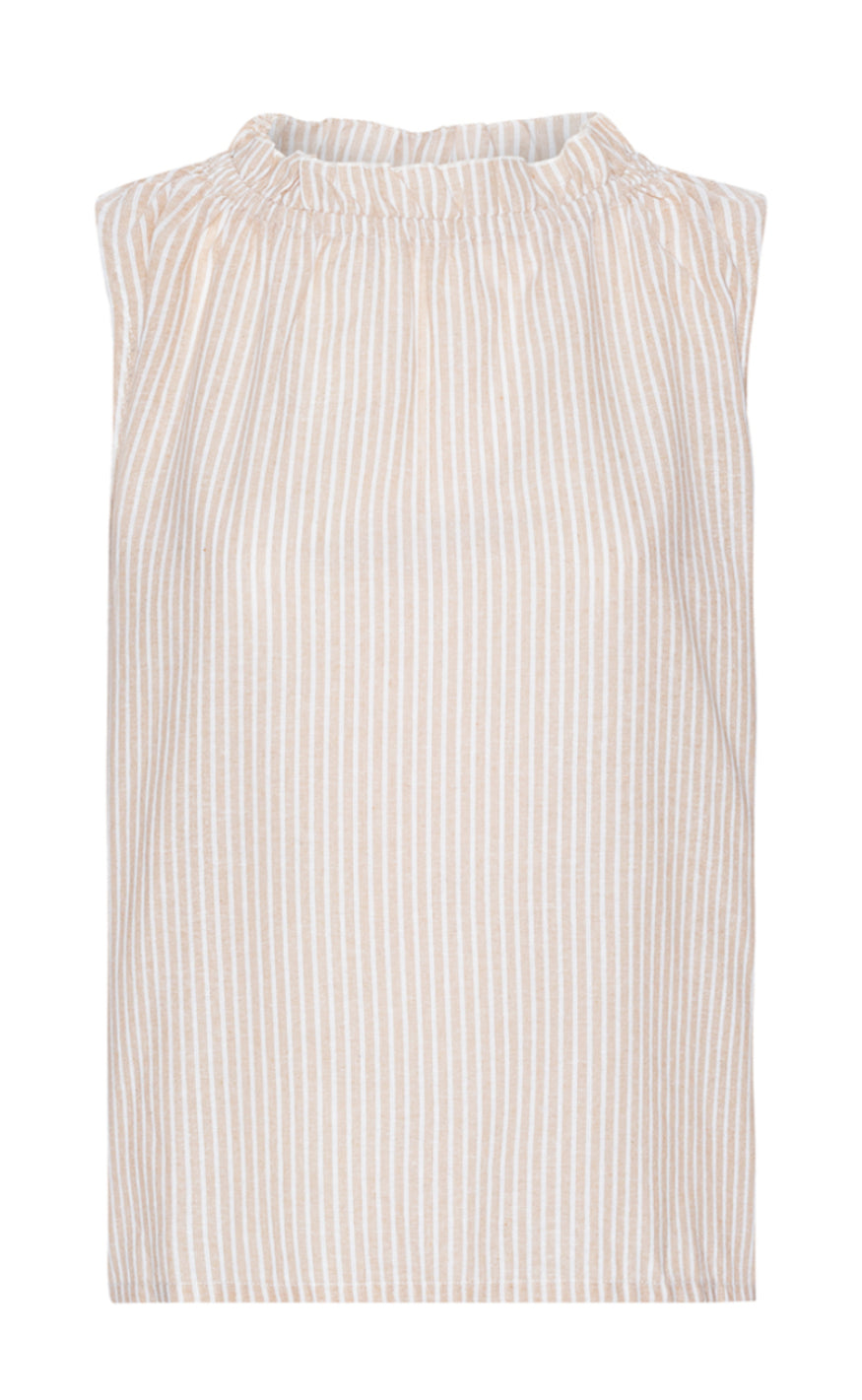 Continue Topp - Liva Stripe - Sand/White