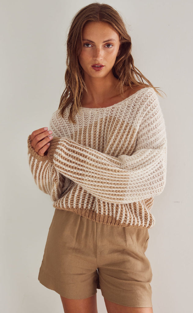 Noella Genser - Lillie - Cheyenne Sand Stripe