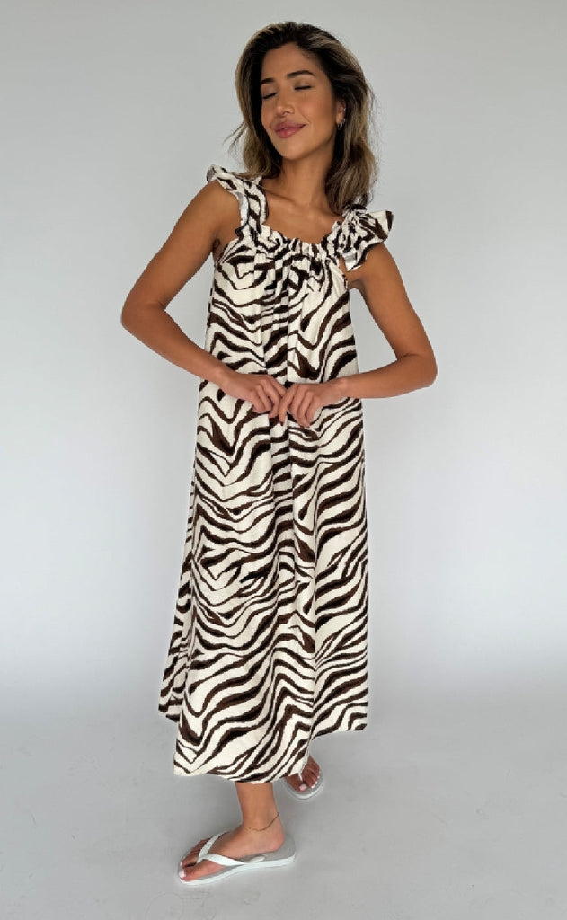 Continue Kjole - Sasha - Zebra