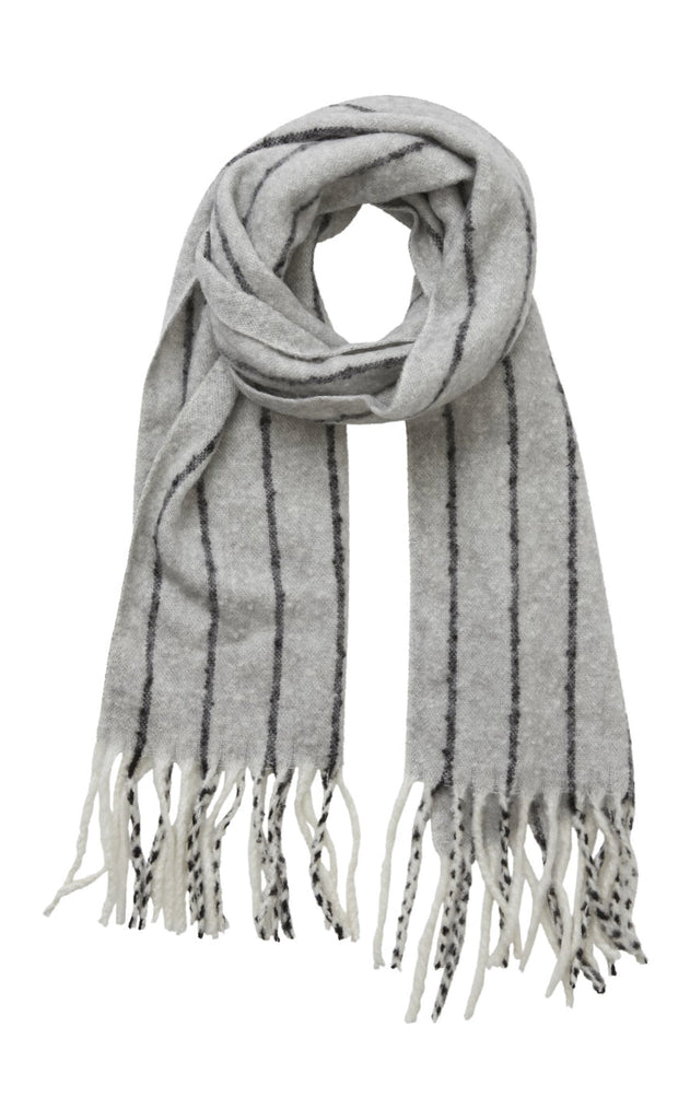 Sisters Point Skjerf - Scarf-494 - L. Grey Mel/Black