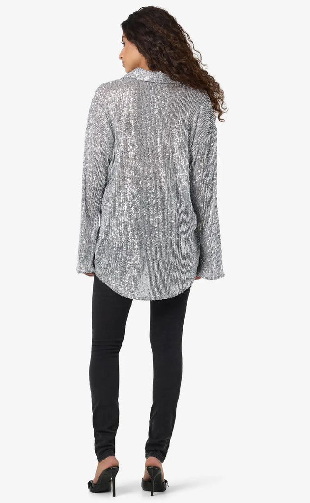 Noisy May Skjorte - Scarlet - Silver