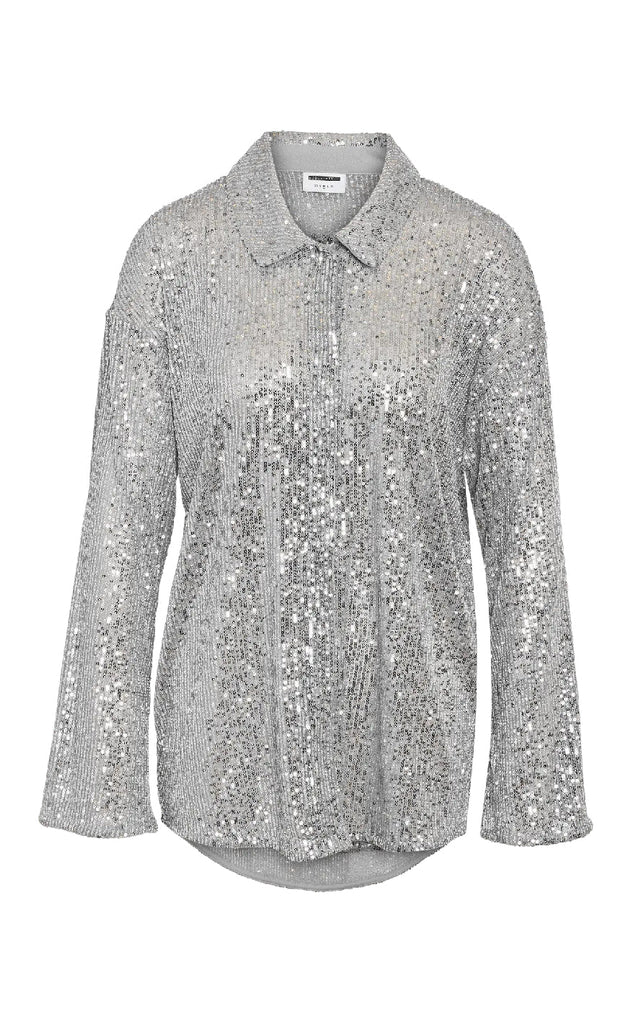 Noisy May Skjorte - Scarlet - Silver