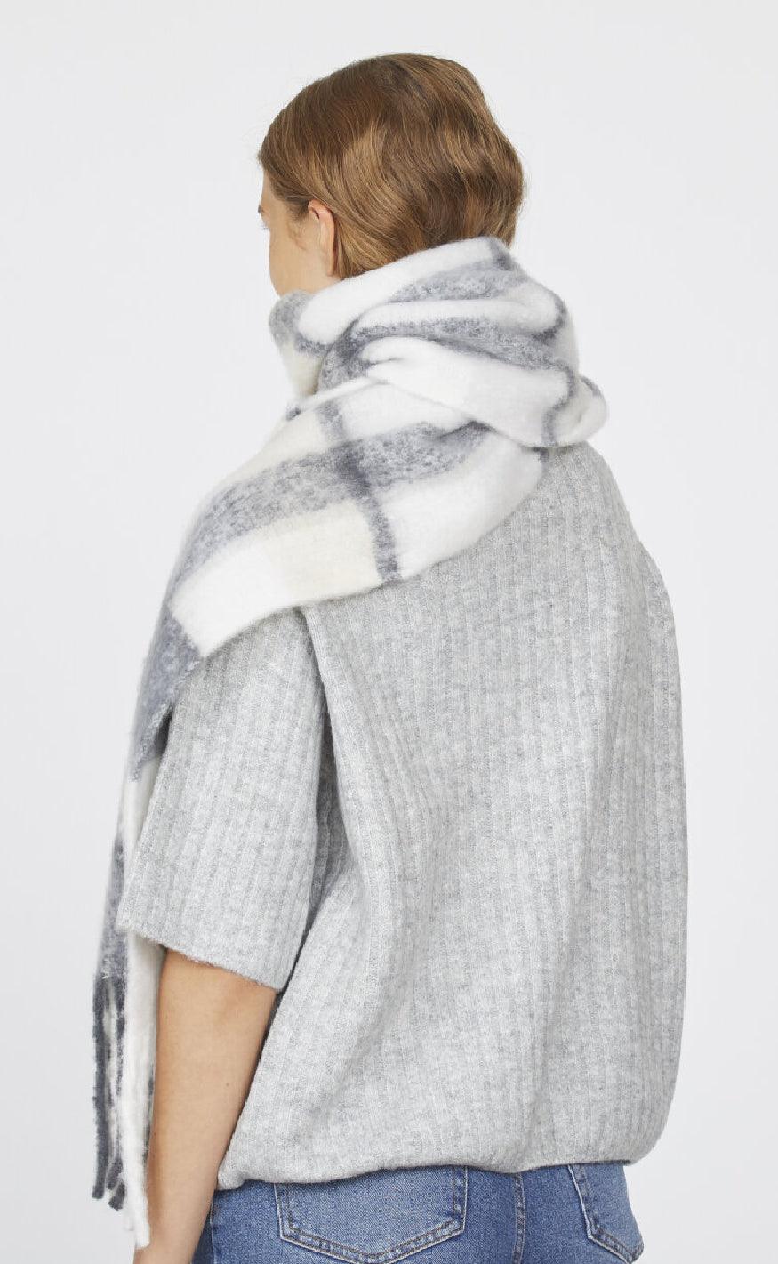 Sisters Point Skjerf - Scarf-497 - Grey Check