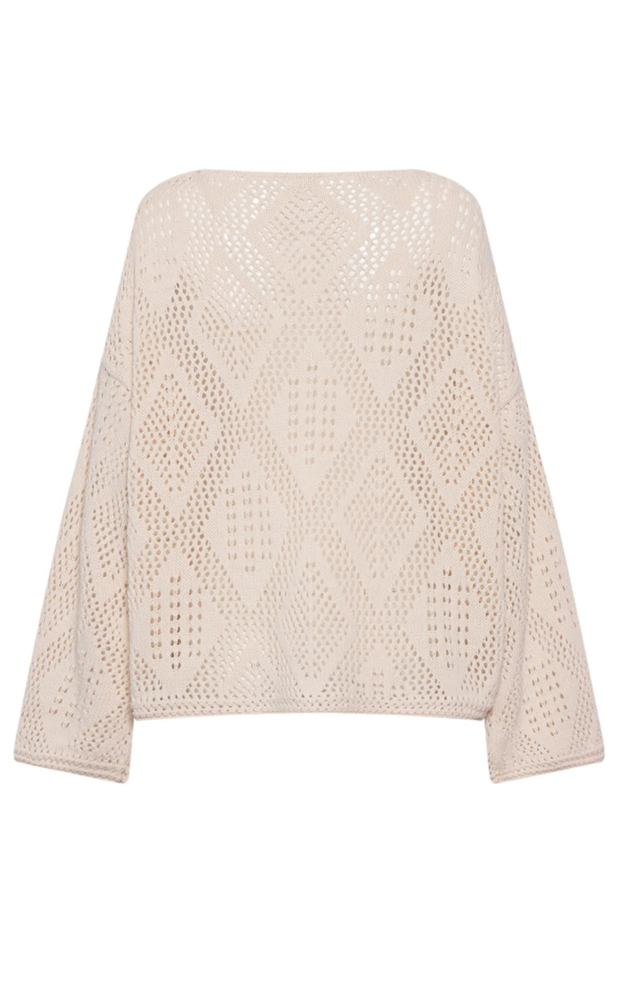 Noella Sweater - Seattle - Offwhite