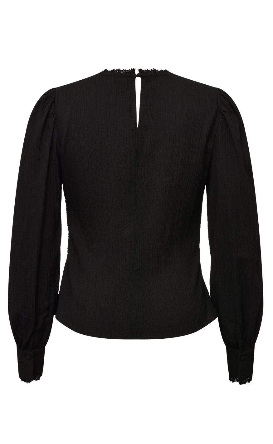 A-View Bluse - Selene - Black
