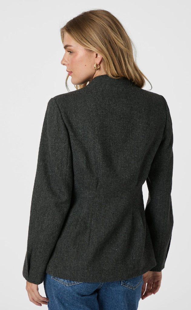 Neo Noir Blazer - Senera - Dark Grey Melange