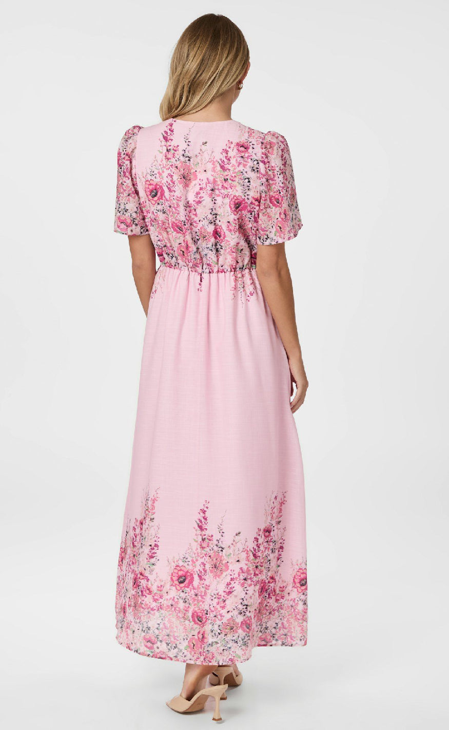 Neo Noir Kjole - Serna Flower - Light Pink