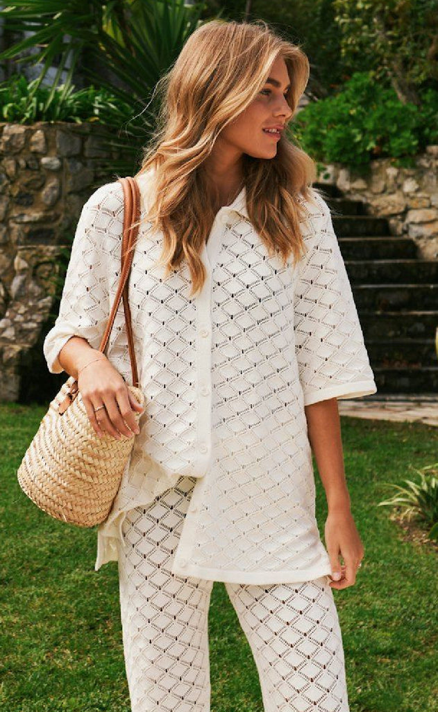 Neo Noir Skjorte - Sette Crochet - Off White