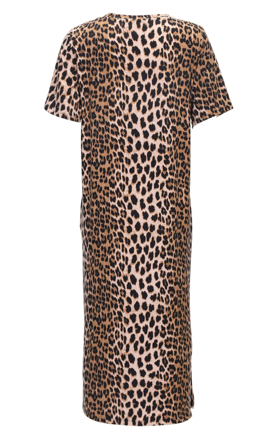 Liberte Kjole - Alma T-Shirt - Lux Leo