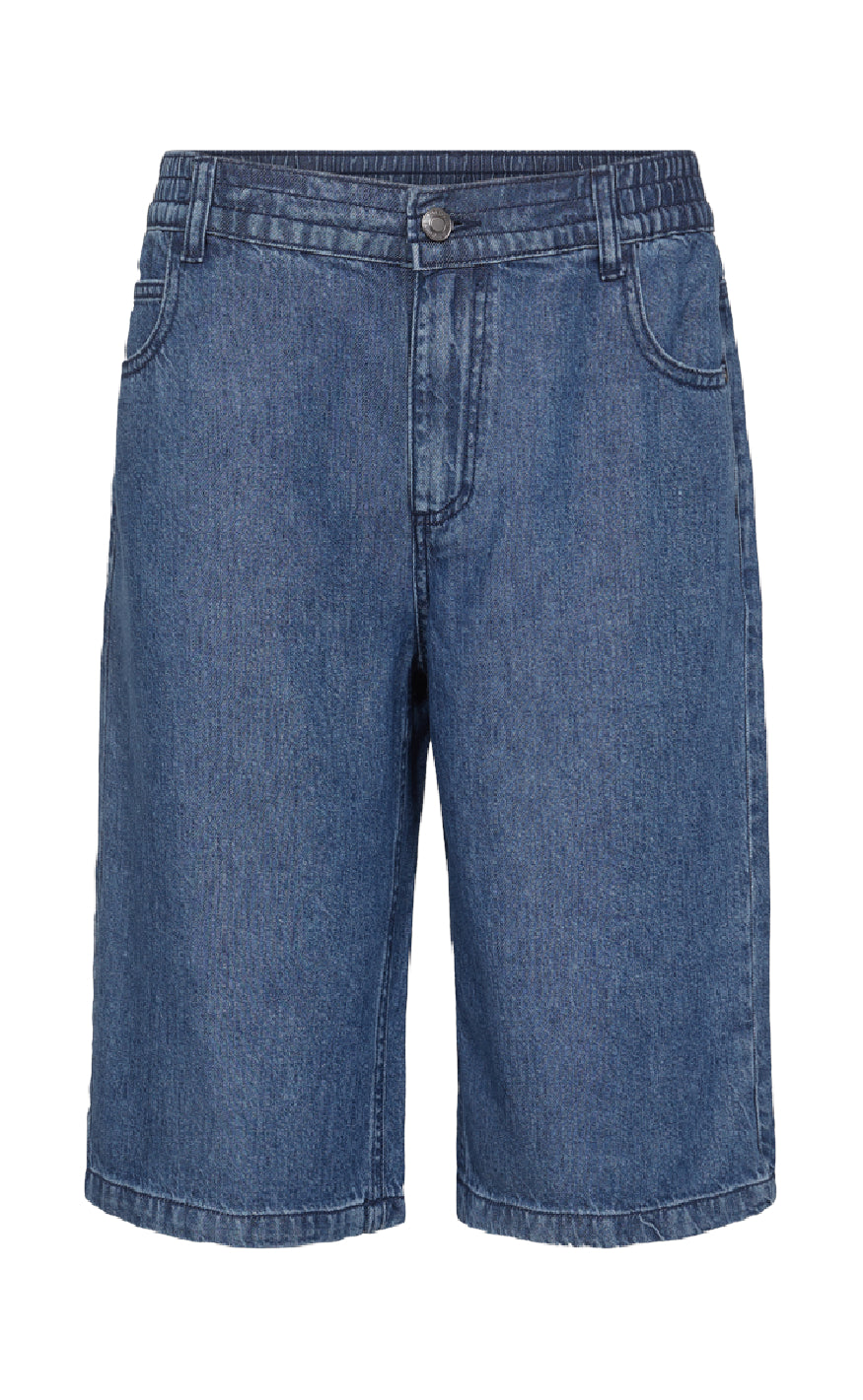 Freequent Shorts - Cinda - Medium Blue Denim