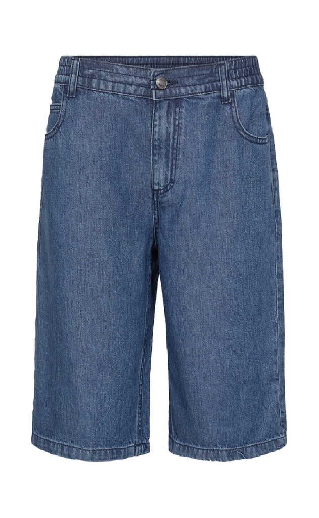 Freequent Shorts - Cinda - Medium Blue Denim