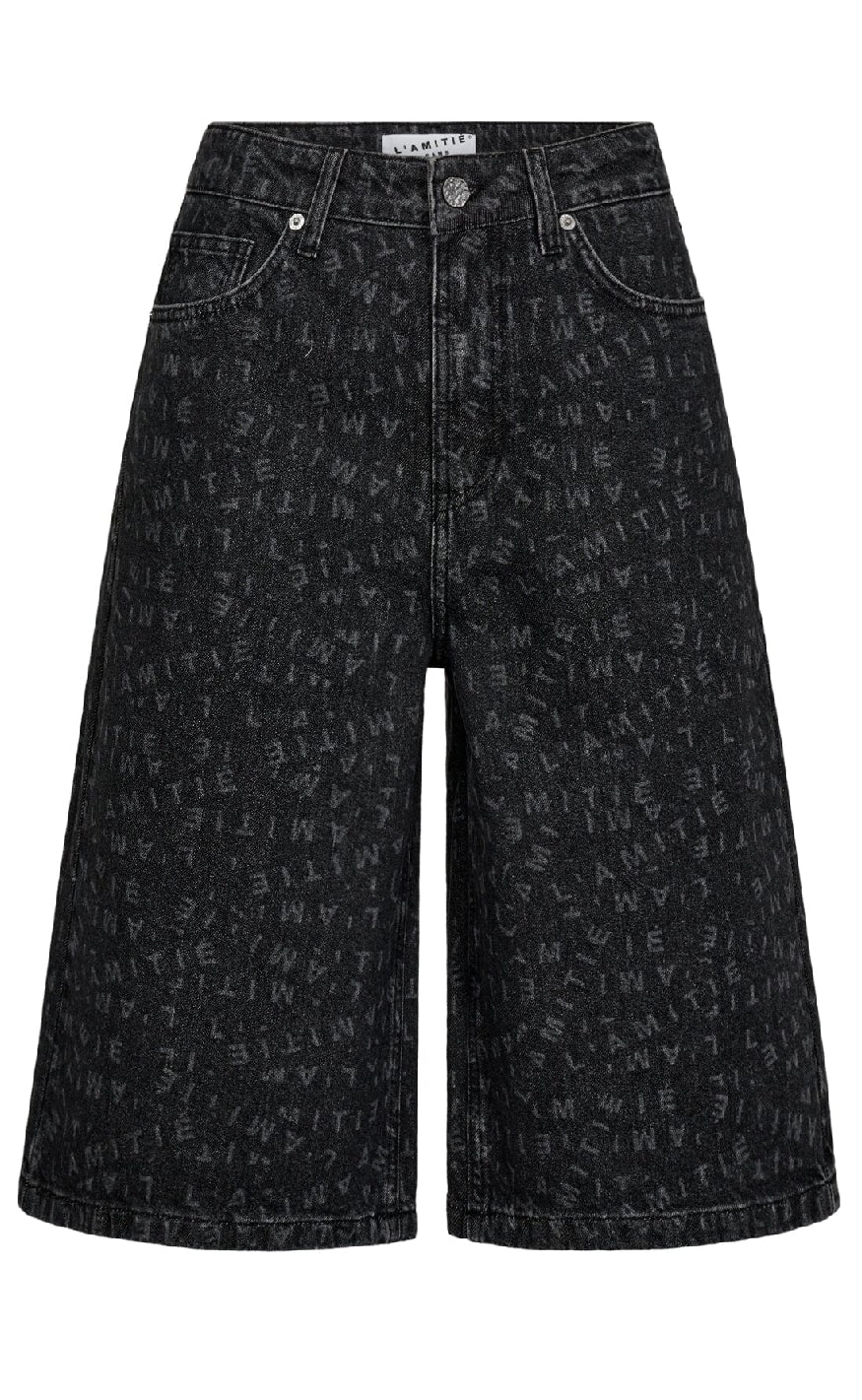 Haute L'Amitié Shorts - Logo  -  Black