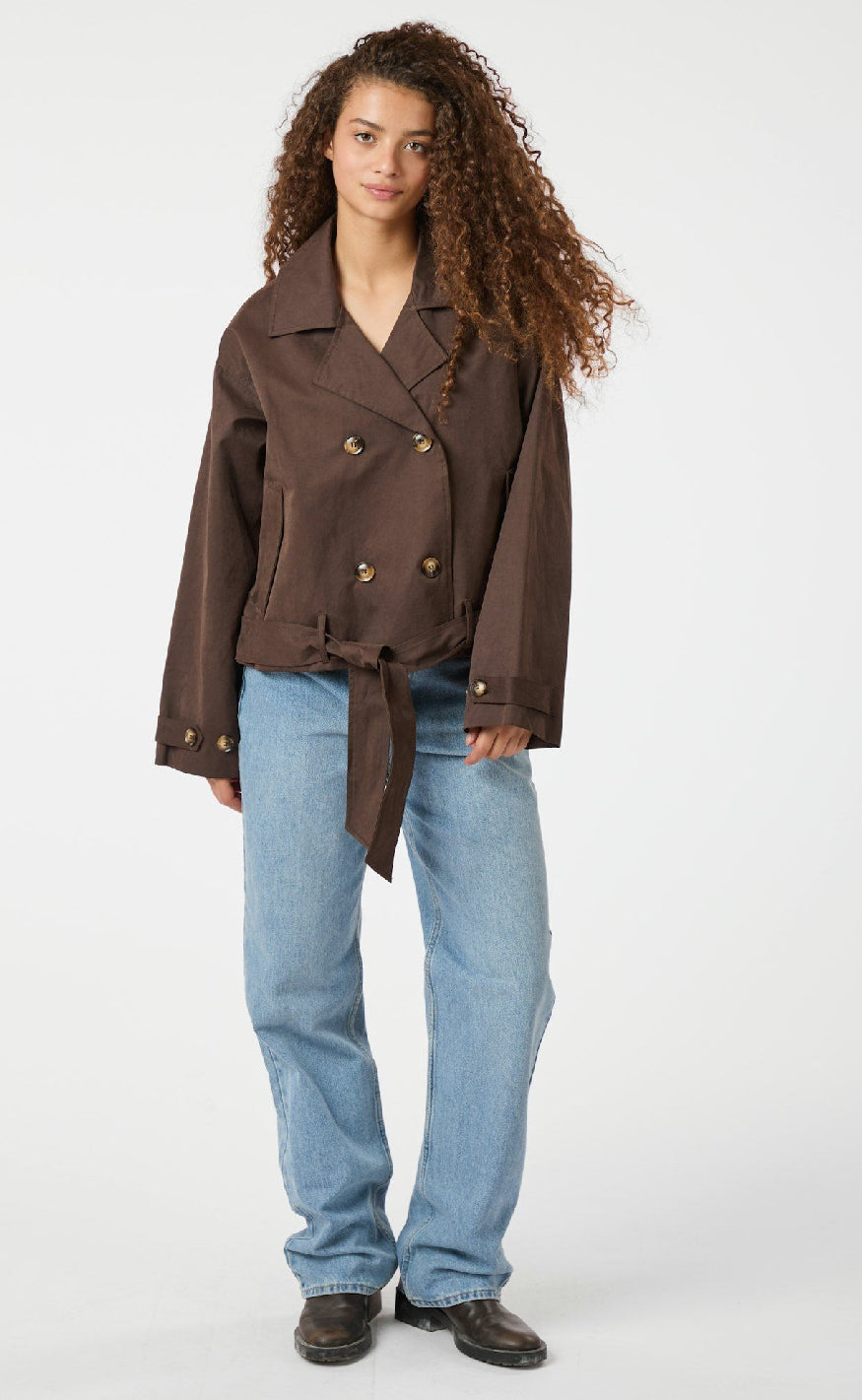 Neo Noir Jakke - Sia F - Chocolate Brown