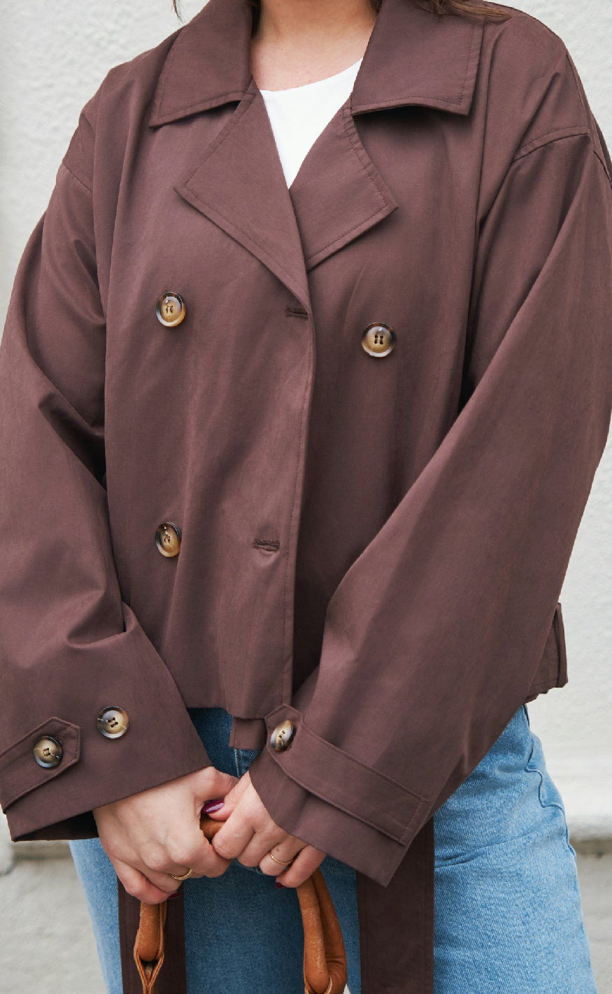 Neo Noir Jakke - Sia F - Chocolate Brown