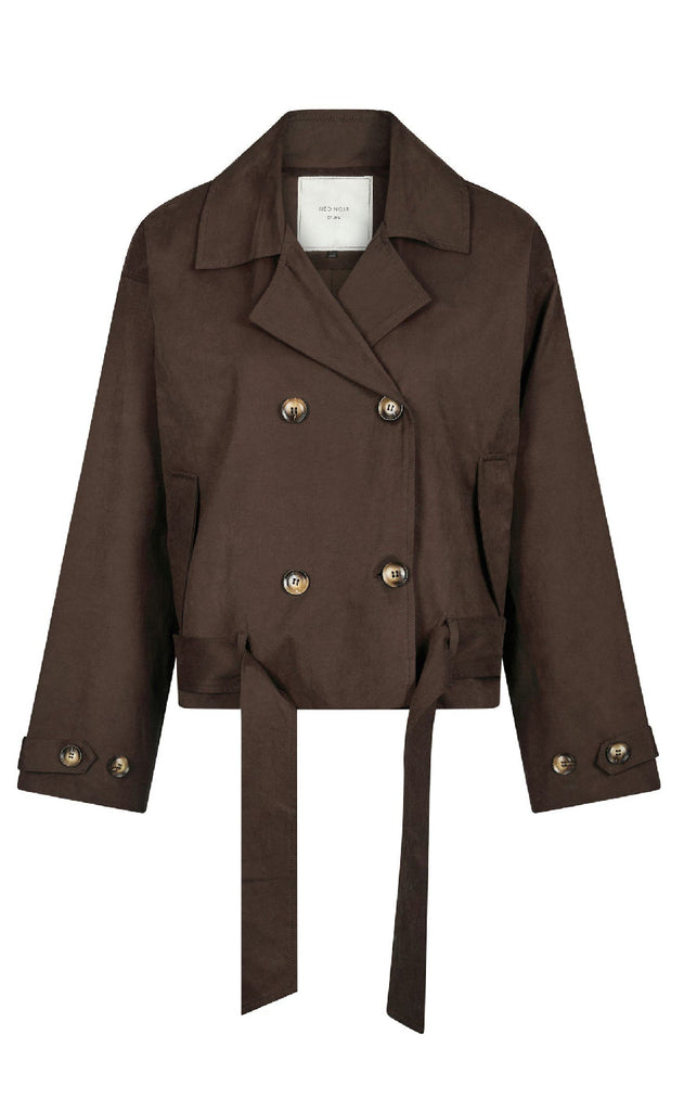Neo Noir Jakke - Sia F - Chocolate Brown