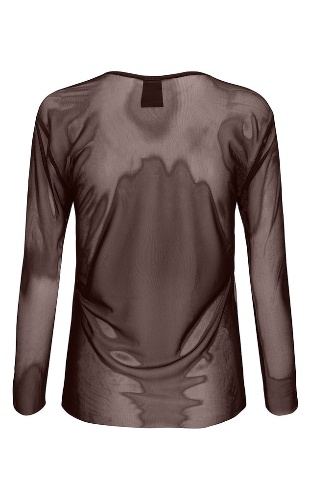 Luxzuz T-Shirt - Sigborg Mesh - Choco Lux