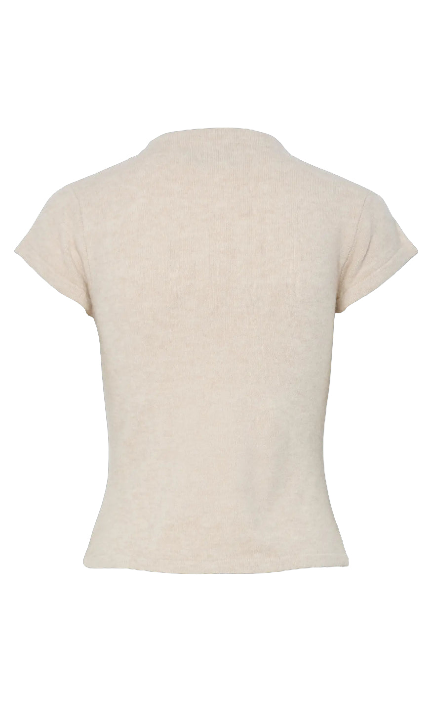 Pieces Topp - Familla - Silver Gray