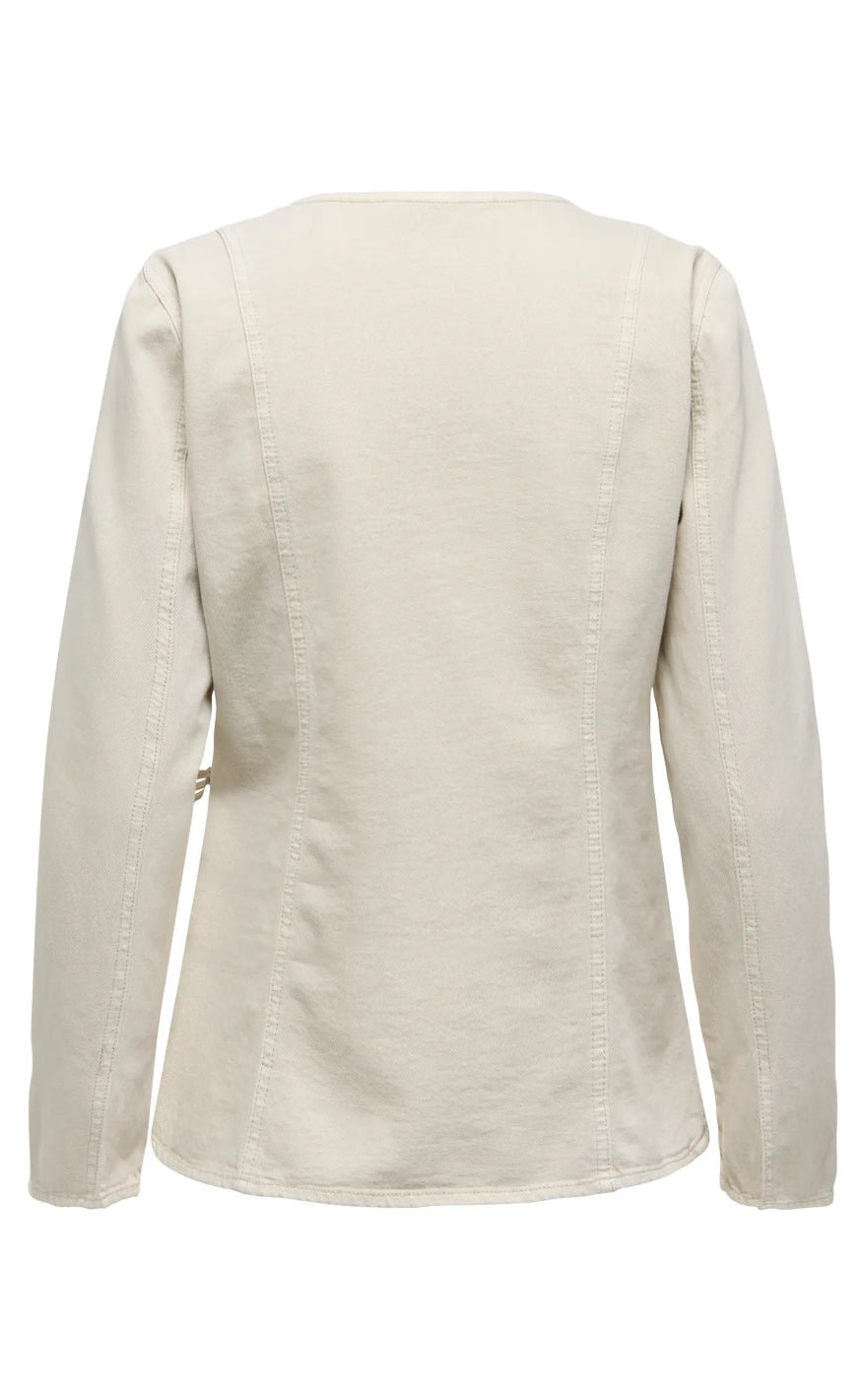 ONLY Bluse - Silla - Pumice Stone