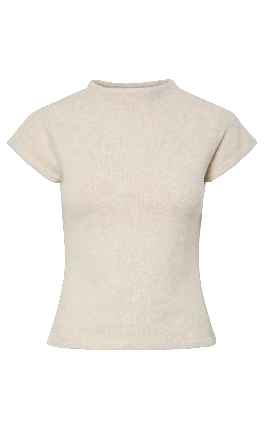 Pieces Topp - Familla - Silver Gray