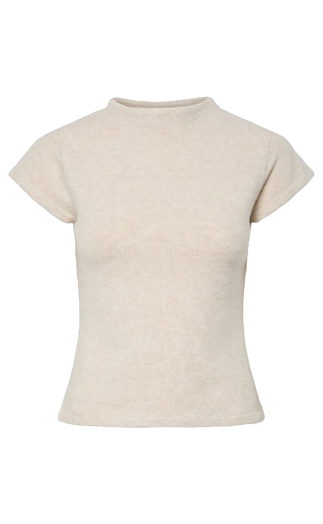 Pieces Topp - Familla - Silver Gray