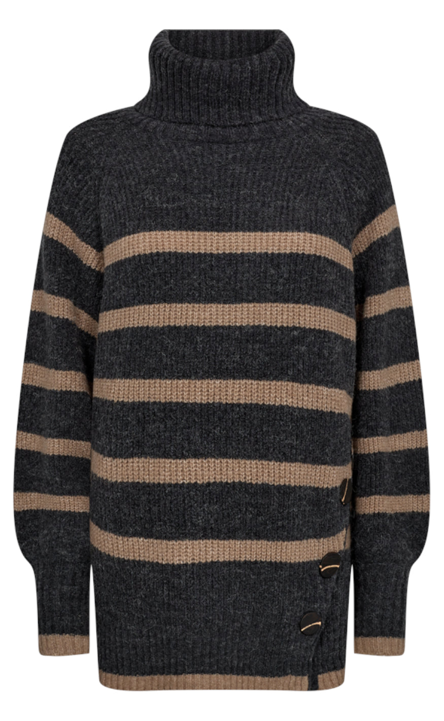 Freequent GenserGenser - Sila - Dark Grey w. Desert Taupe