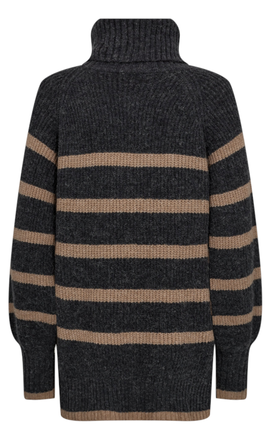 Freequent GenserGenser - Sila - Dark Grey w. Desert Taupe