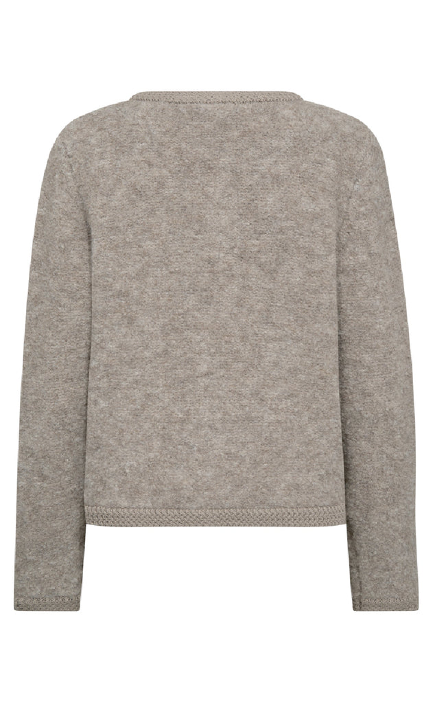 Freequent Cardigan - Grschrista - Simply Taupe Mel.