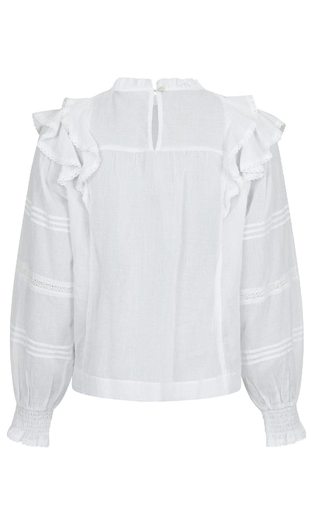 Neo Noir Bluse - Simkie S Voile - White