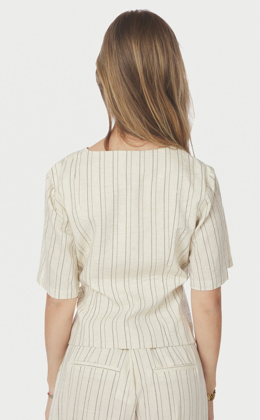 Neo Noir Bluse - Simmo Eyelet - Off White