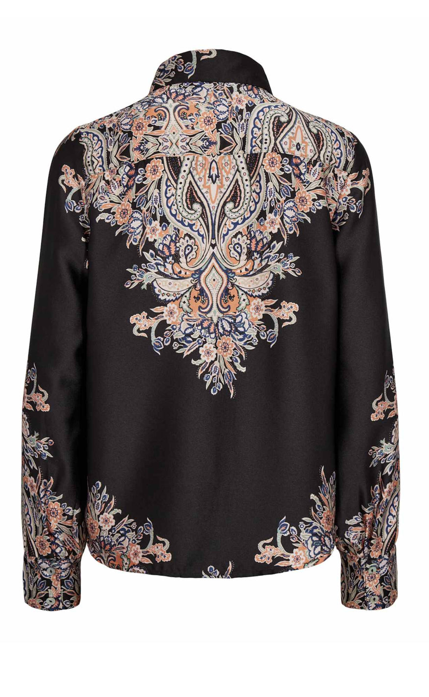 Liberte Skjorte - Wenneise - Black Paisley
