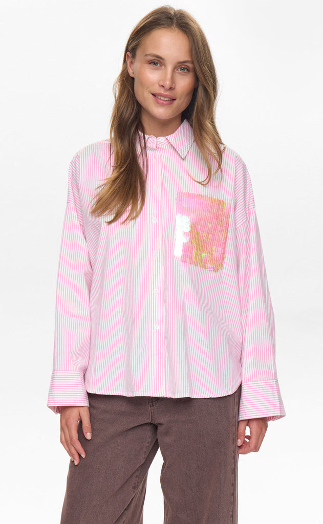 Nümph Skjorte - Darmi - Fuchsia Pink