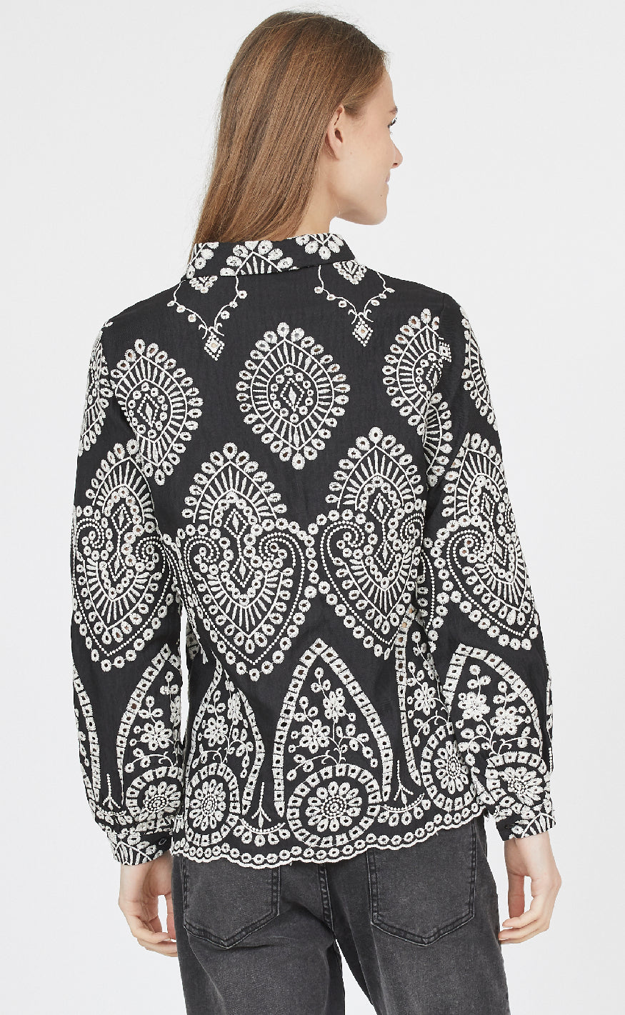 Sisters Point Skjorte - Gada - Black/Cream