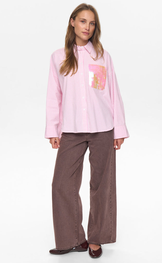 Nümph Skjorte - Darmi - Fuchsia Pink