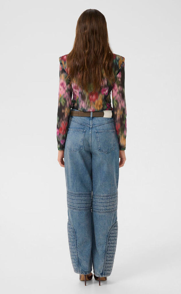 Gestuz Skjorte - Fadia - Red Faded Flower