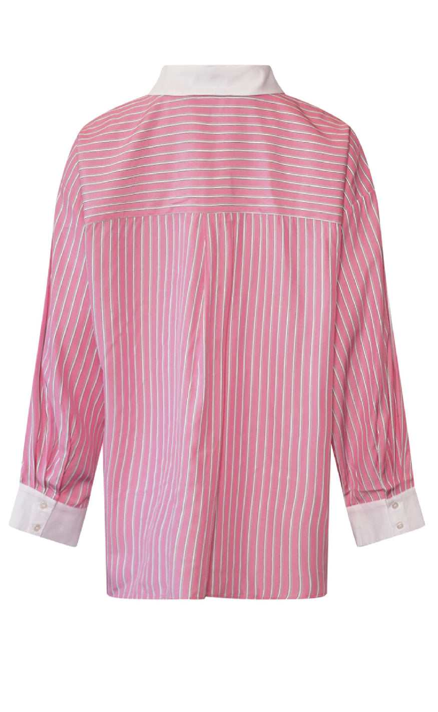 Noella Skjorte - Lakelynn - Carsyn Pink Stripe