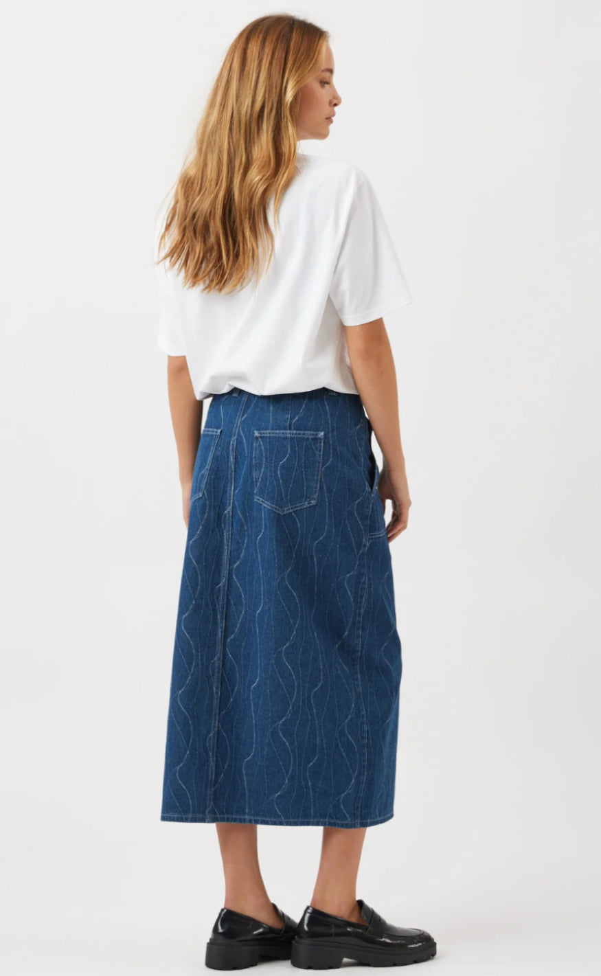 Moves Skjørt - Claria - Medium Blue