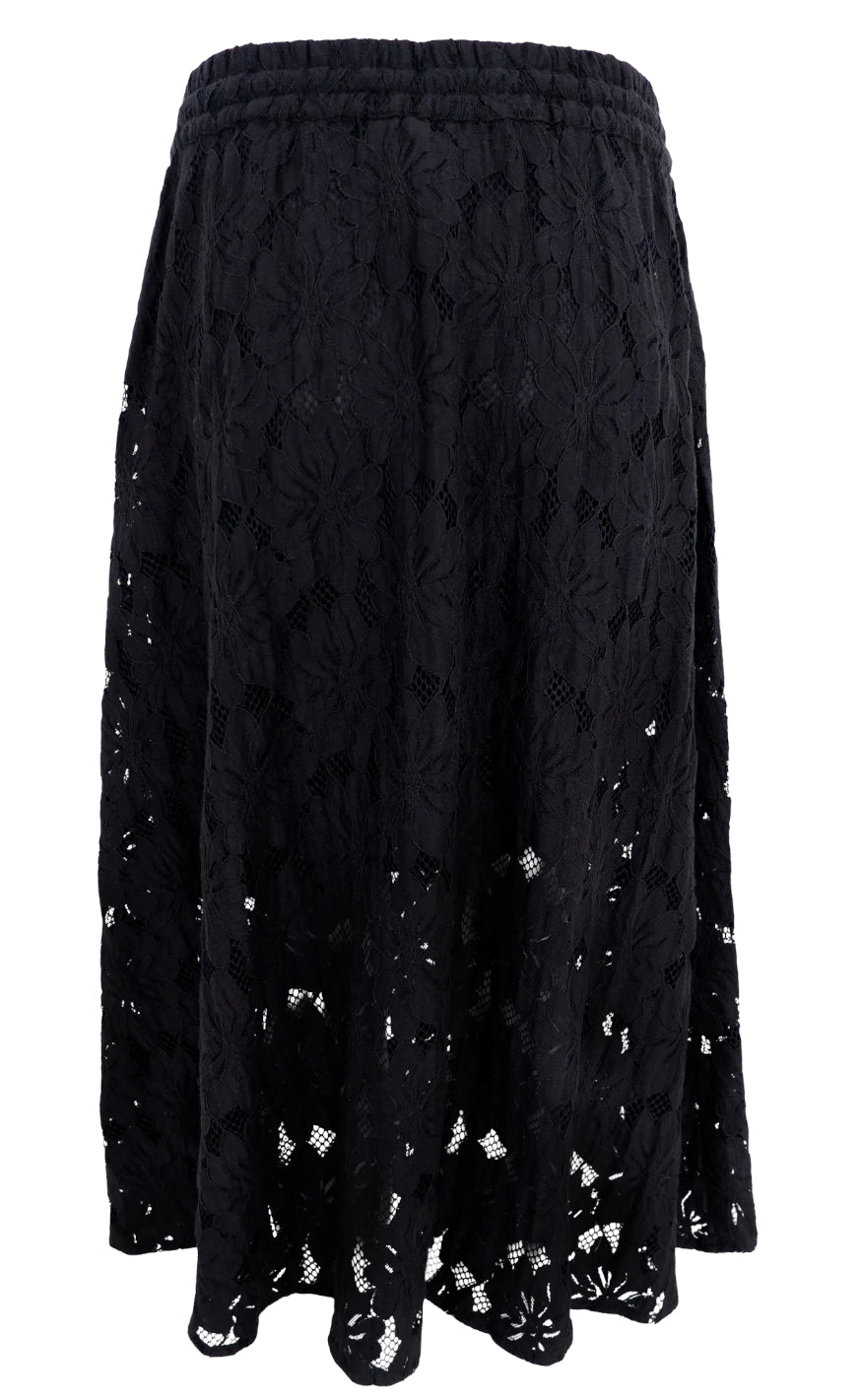 Black Colour Skjørt - Nelly Flower - Black