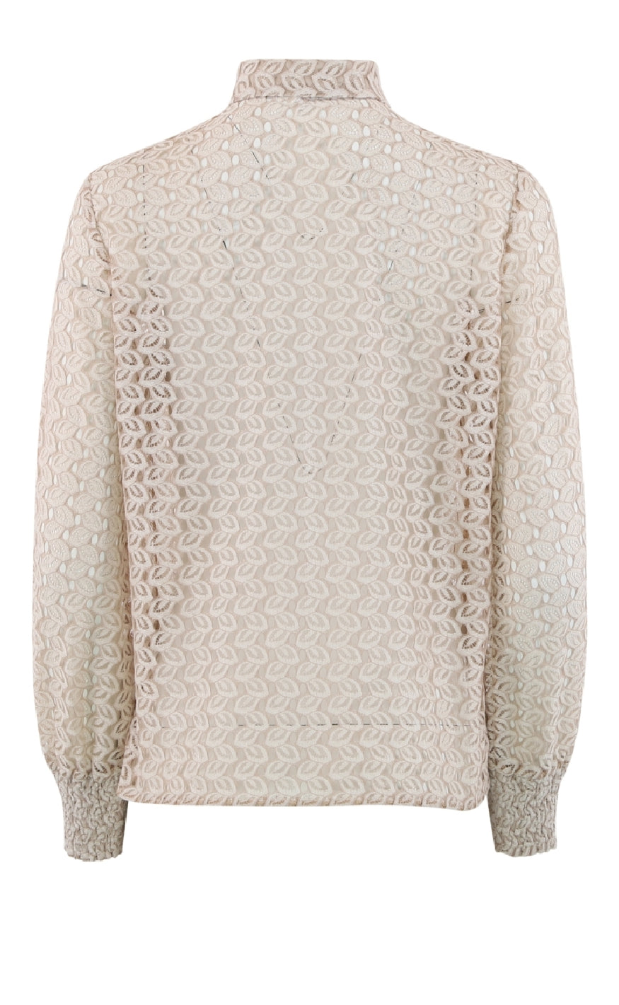 Continnue Skjorte - Jeannie Lace - Nougat